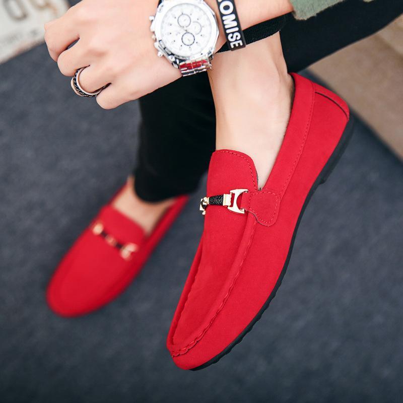 Men's Red Loafers, Style 9079