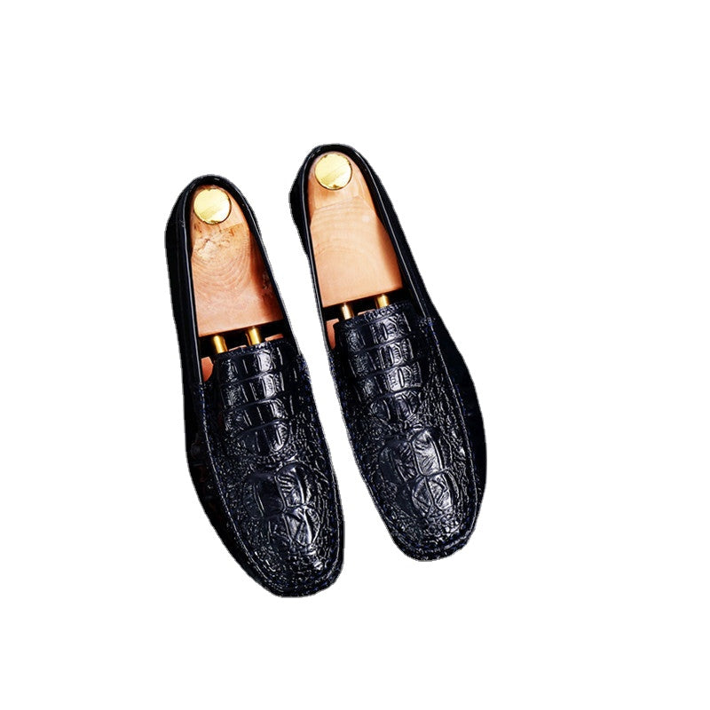 Men's Black Loafers – Style 597
