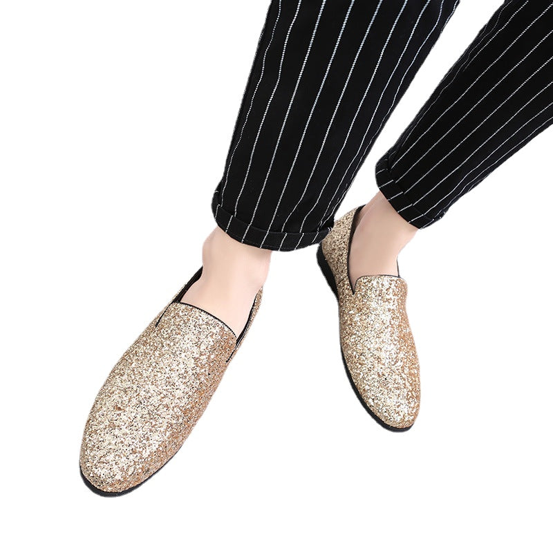 Men's Black Loafers – British Style – Style 85