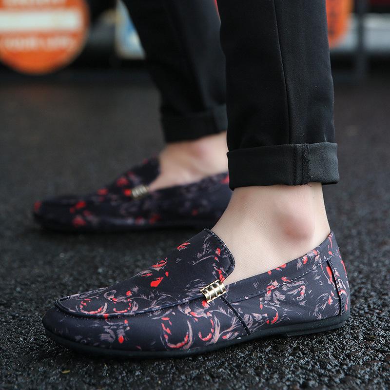 Men's Red Loafers – Style 12