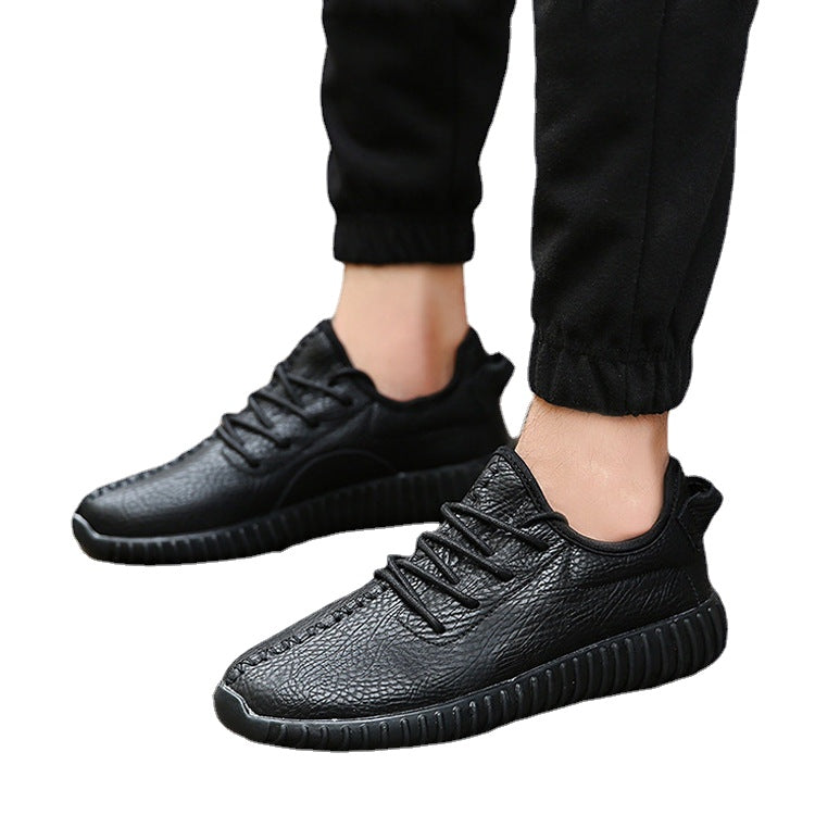 [1 pair of free shipping] Autumn/Winter plush men's shoes, winter running and sports shoes, young men's casual shoes