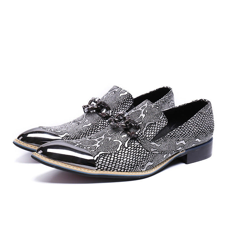 Men's Leather Casual Shoes – Business, British Style – Style 43
