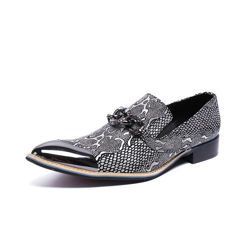 Men's Leather Casual Shoes – Business, British Style – Style 43