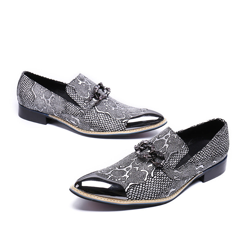 Men's Leather Casual Shoes – Business, British Style – Style 43