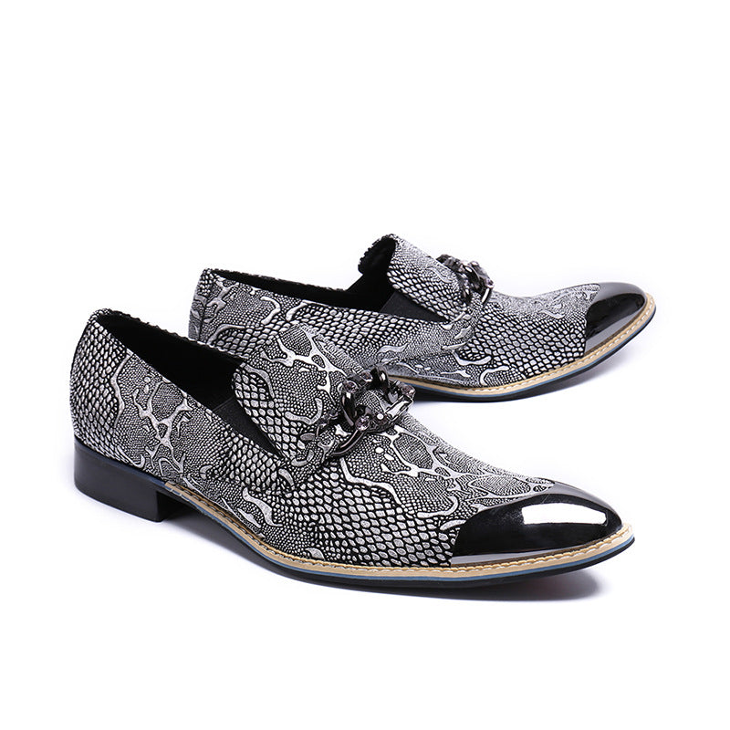 Men's Leather Casual Shoes – Business, British Style – Style 43