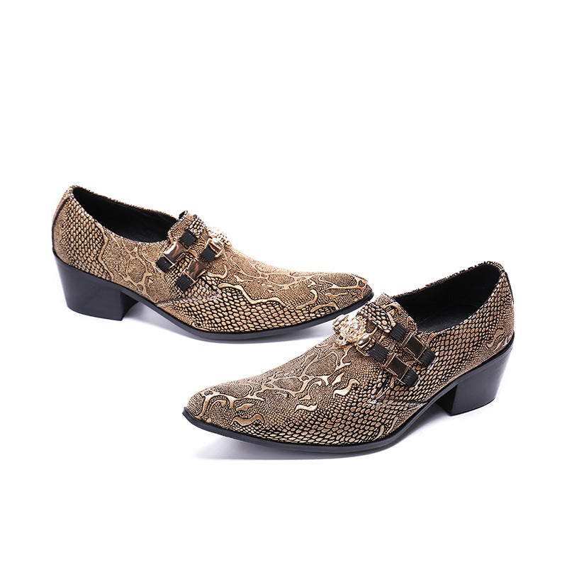 Men's Leather Formal Shoes – Business, Breathable – Style 98