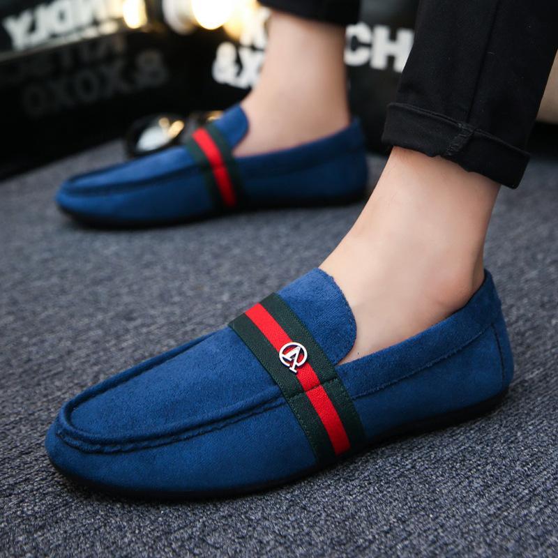 Men's Red Loafers, Style 2487