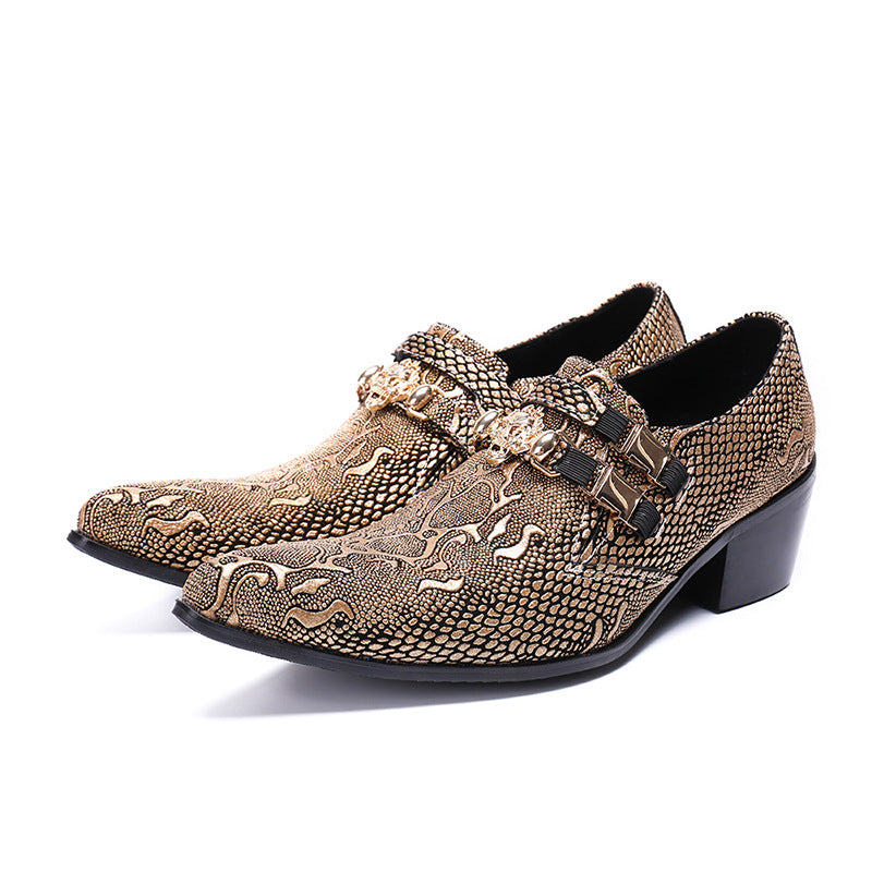 Men's Leather Formal Shoes – Business, Breathable – Style 98
