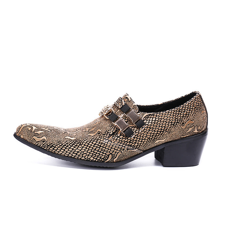 Men's Leather Formal Shoes – Business, Breathable – Style 98