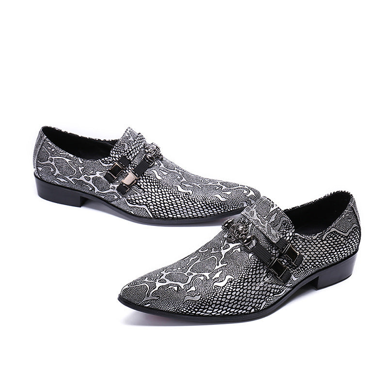 Men's Leather Casual Shoes – British Style – Style 76