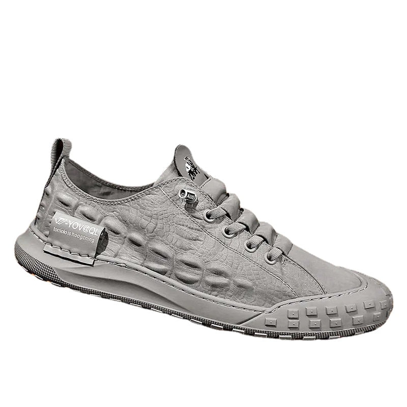 Men's Green Canvas Sneakers – Breathable