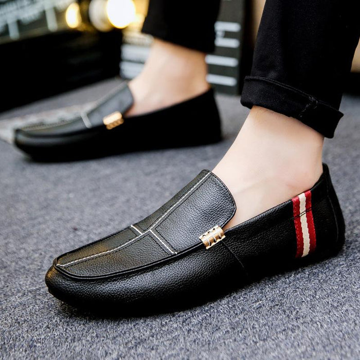 men's lazy shoes stripes low to help shoes(P)