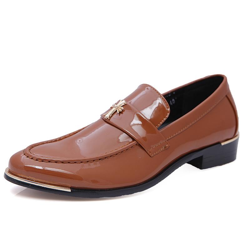 Men's Black Leather Loafers – Style 10
