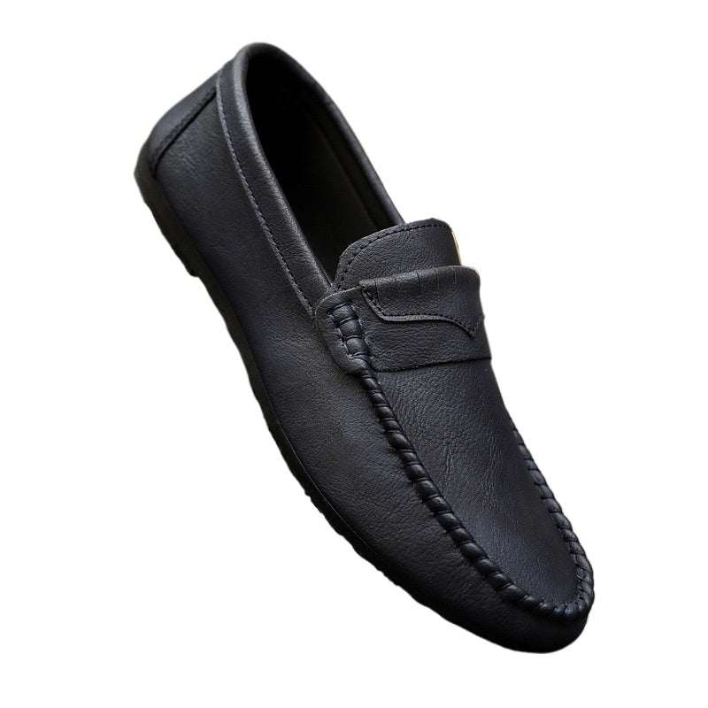 Men's shoes 2024 summer new loafers men's versatile casual shoes Korean version trendy British shoes men's trendy shoes