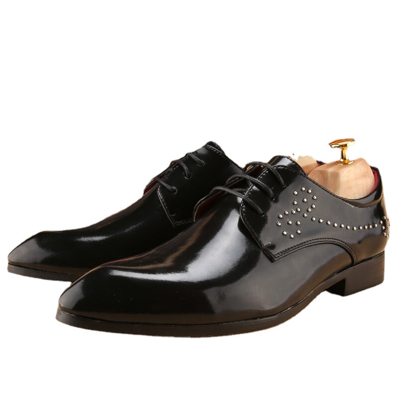 Men's Red Derby Formal Shoes – Business