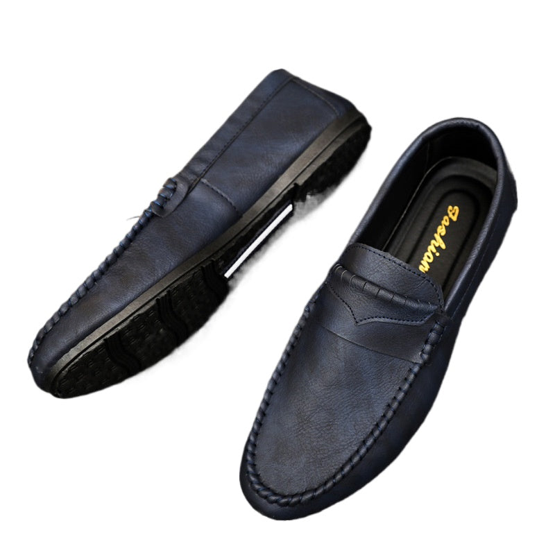 Men's shoes 2024 summer new loafers men's versatile casual shoes Korean version trendy British shoes men's trendy shoes