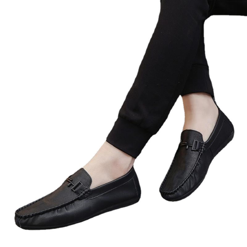 Men's Black Loafers – Style 87