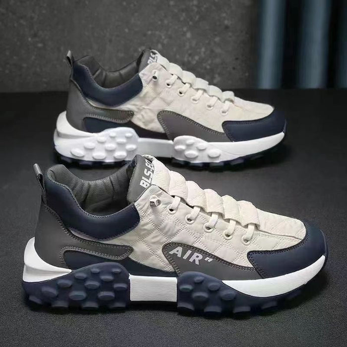 Cross-border wholesale sneakers 2025 new spring and autumn men's shoes casual breathable sports shoes men's thick-soled dad shoes(P)