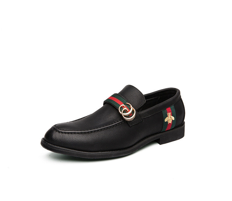 Men's Leather Formal Shoes, Pointed Toe, Slip-On, Style 5767