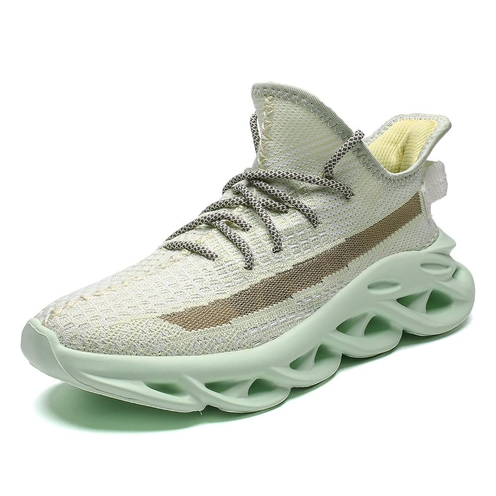 Men's Khaki Sneakers, Breathable