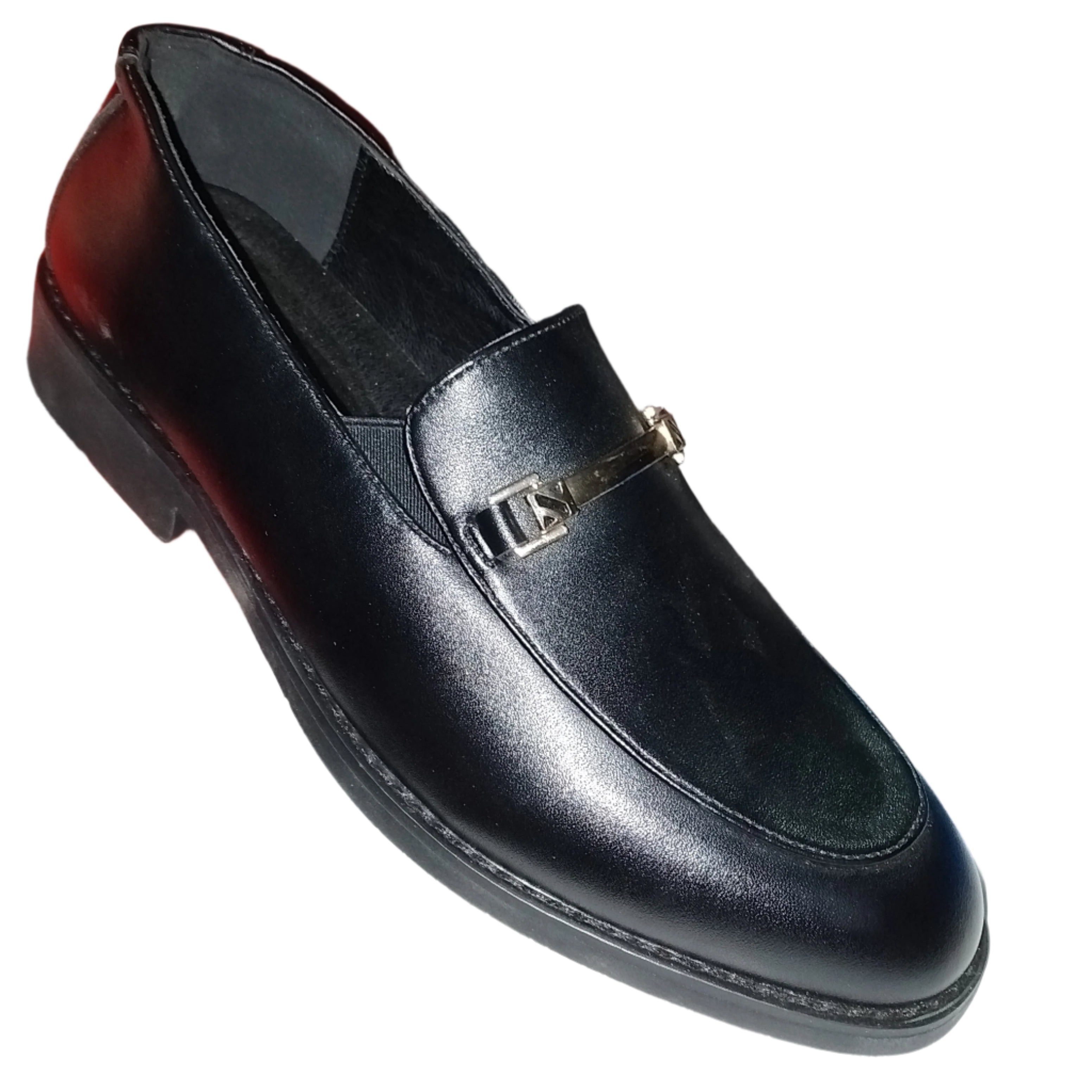 Men's Black Formal Shoes, Style 4039
