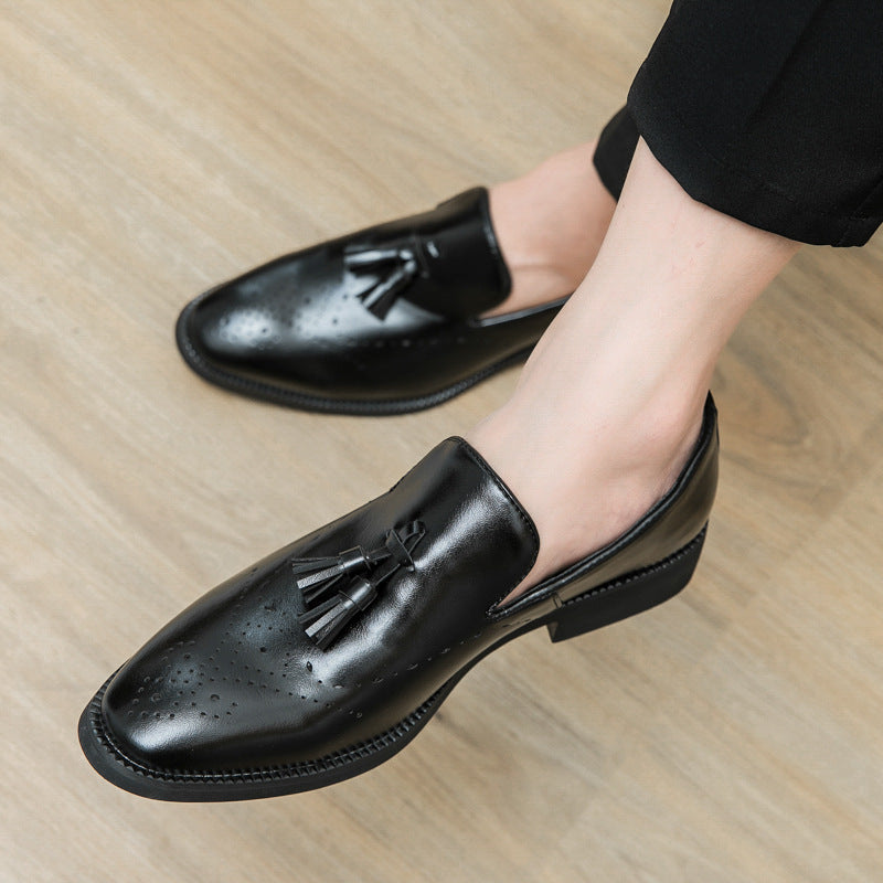 New Lazy Slip-On Tassel Loaf Beanie Shoes