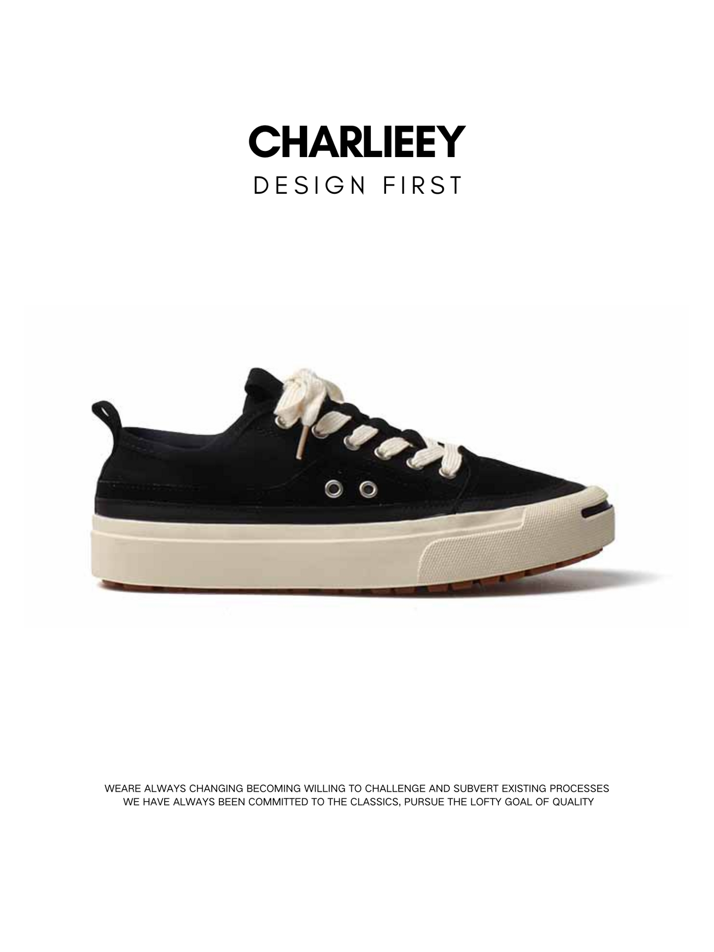 Style Kurume Open Smile Canvas Shoes Men's Retro Skateboard Casual Vulcanized White Shoes