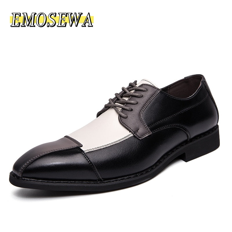 New Formal Shoes Men Office Italian Luxury Brand Mens Dress Shoes Loafers Classic Coiffeur Wedding Dress Sapato Social Masculino