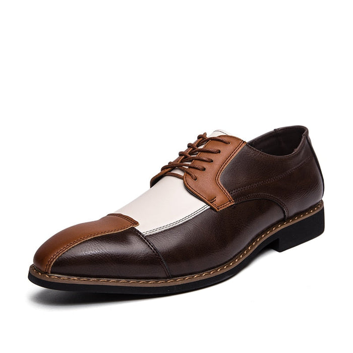 New Formal Shoes Men Office Italian Luxury Brand Mens Dress Shoes Loafers Classic Coiffeur Wedding Dress Sapato Social Masculino(P)