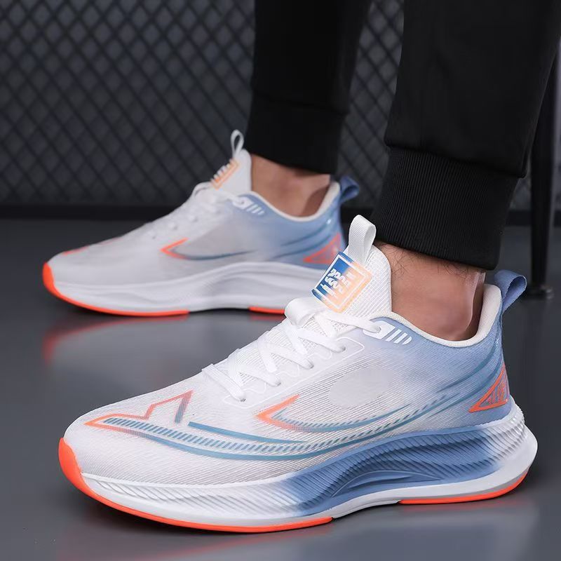 Spring men's fishnet breathable fashion outdoor trendy lightweight versatile running sports shoes - direct from the manufacturer