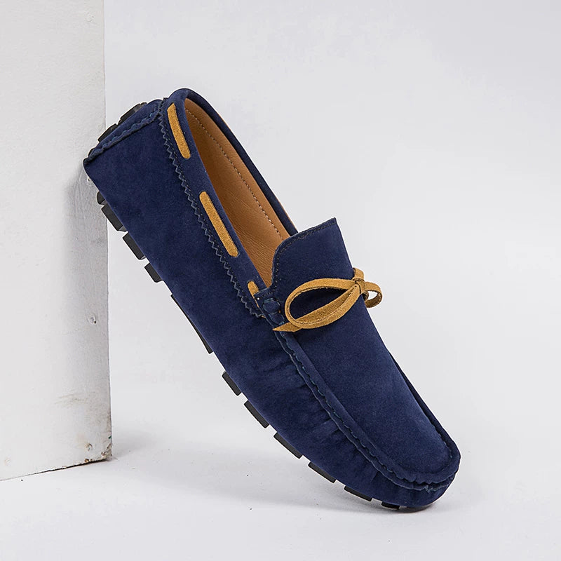 Men's Suede Loafers, Breathable
