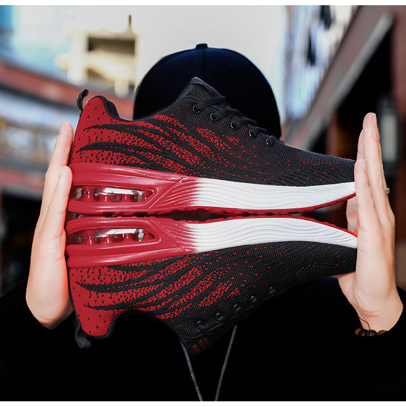 New casual fashion flyknit men's sneakers