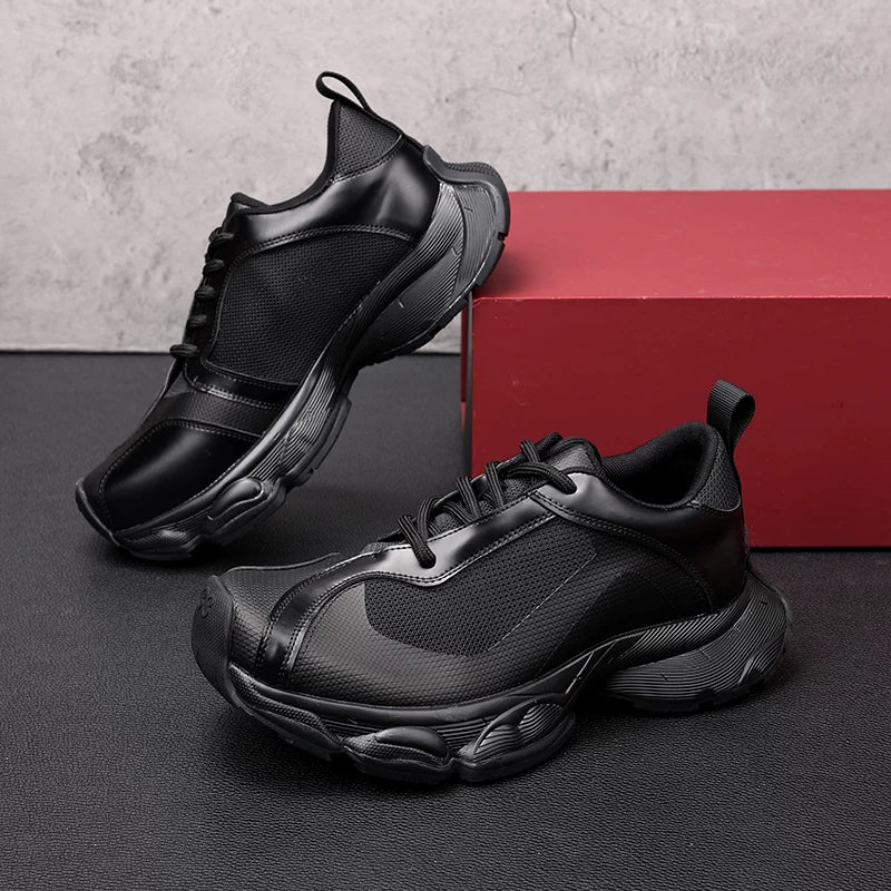Men's Chunky Sneakers, Height Increasing, Breathable