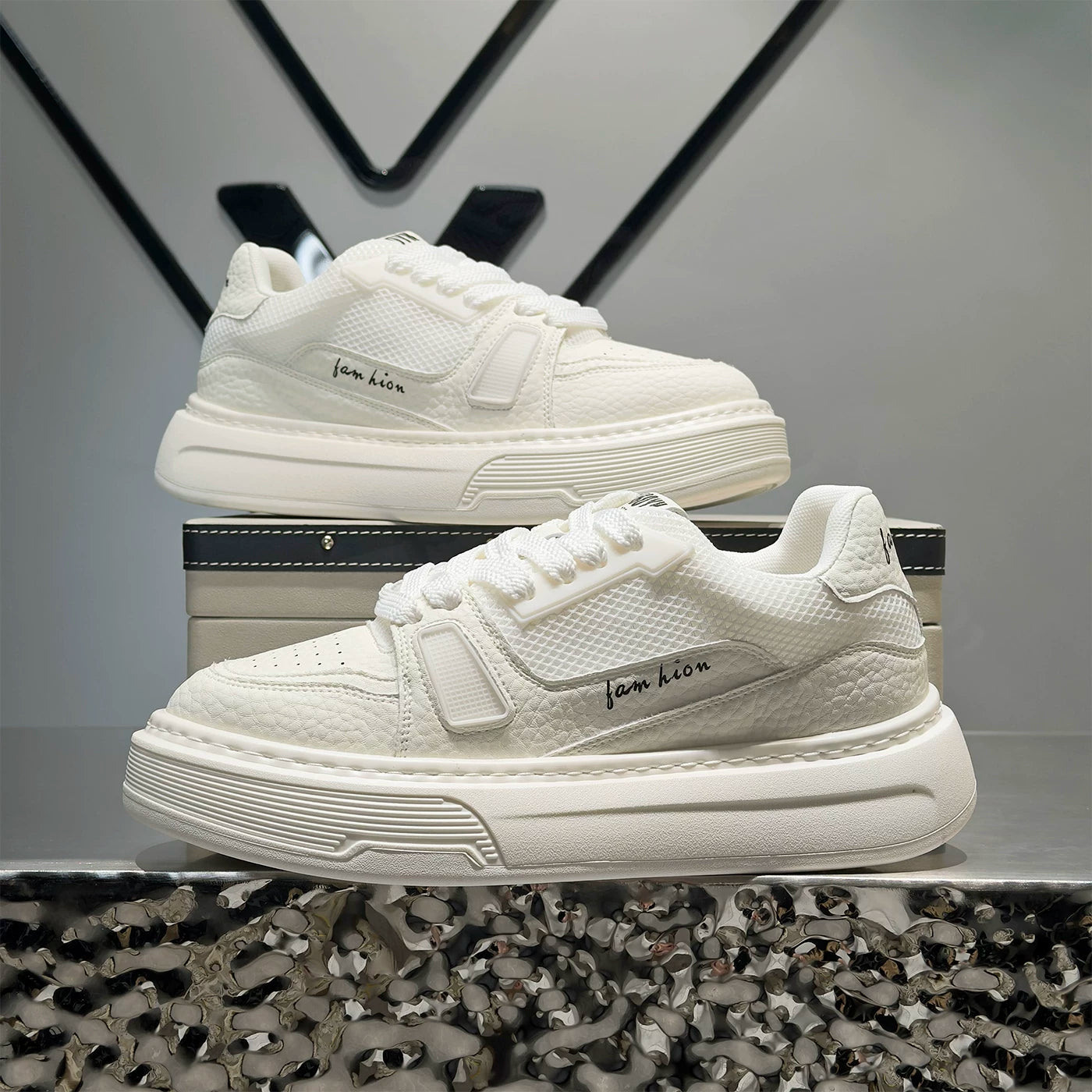 Men's Platform Low-Top Trendy Skate Shoes Spring