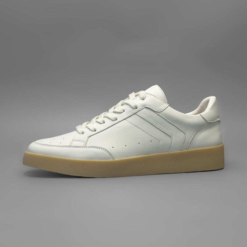 yunshu handmade shoes new daily easiest for match breathable casual genuine leather shoes trendy shoes men's sports sneakers 4
