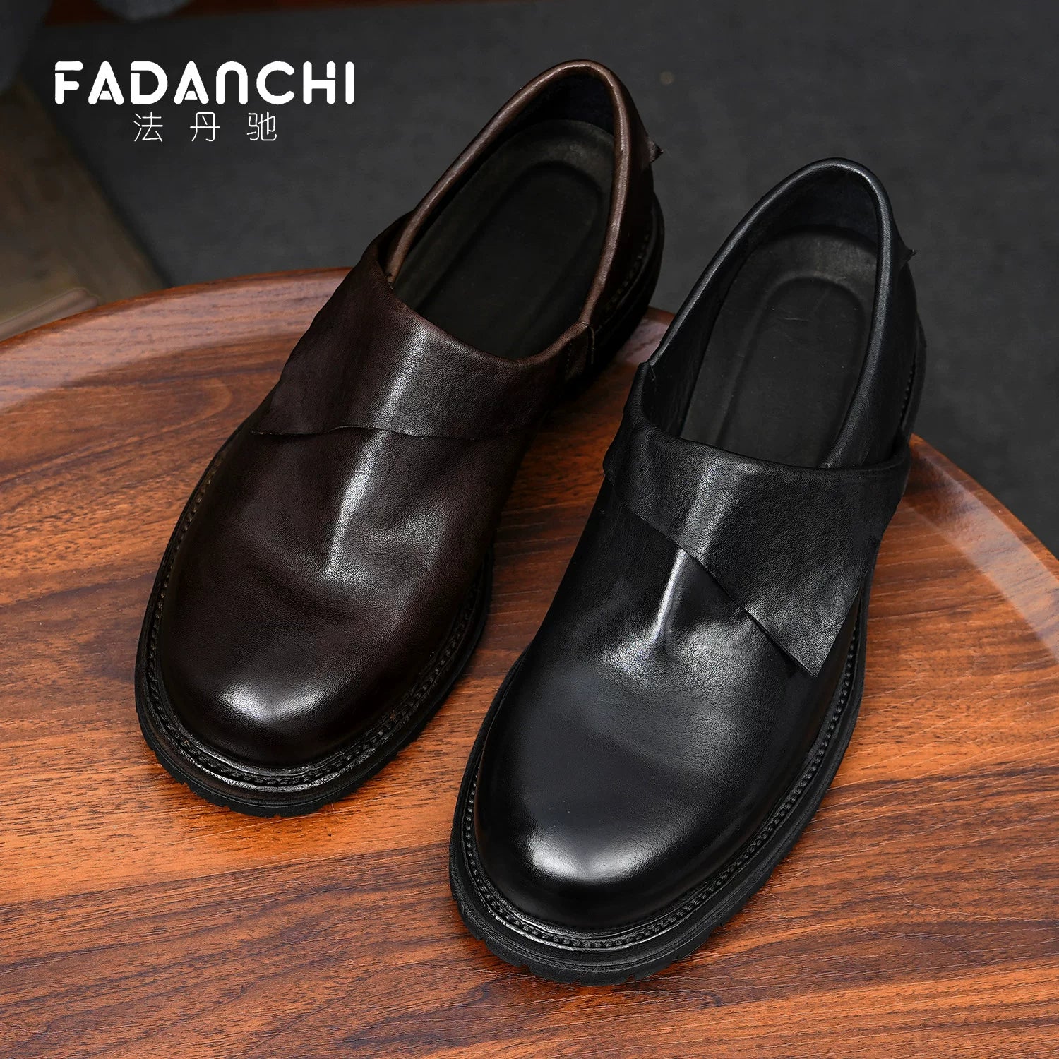 Men's Genuine Leather Leather Shoes, Handmade, Business