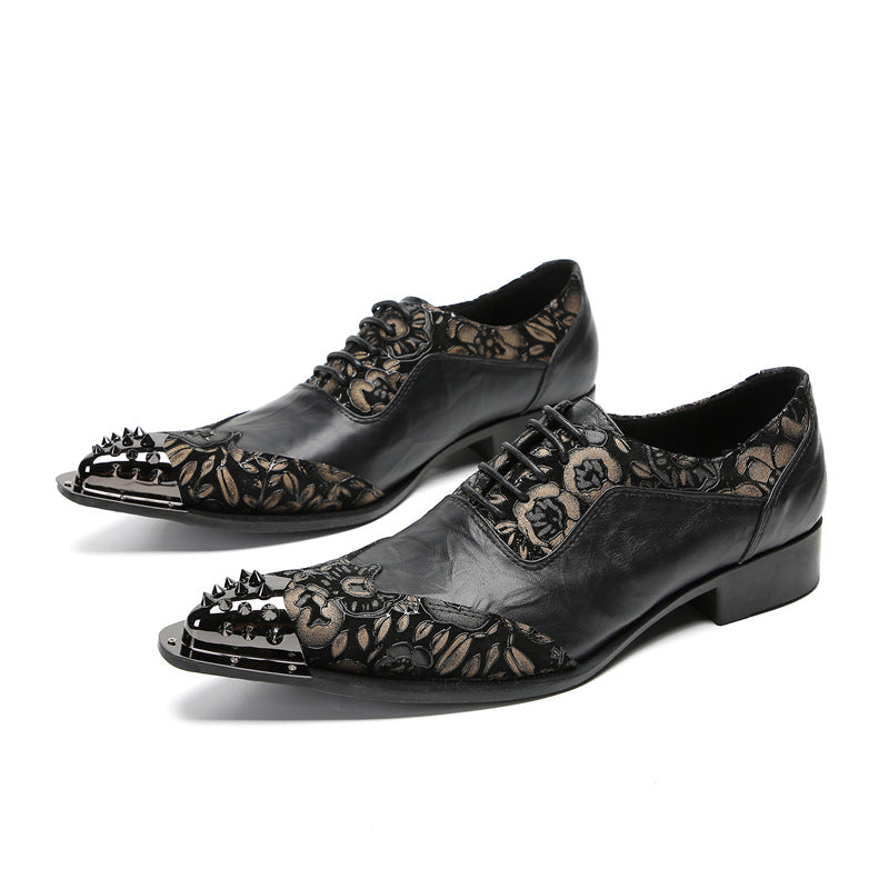 Men's Leather Formal Shoes – Pointed Toe, Business – Style 64