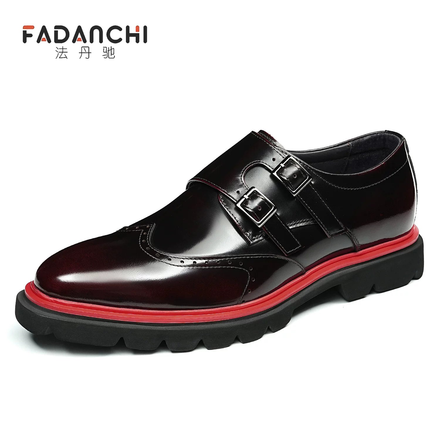 Men's Patent Leather Leather Shoes, Glossy, Business