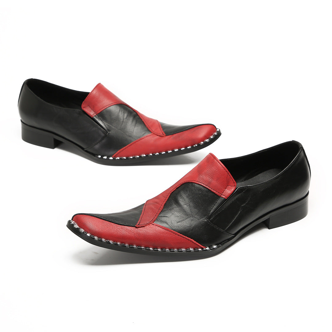 Men's Leather Loafers – Business, Wedding – Style 39
