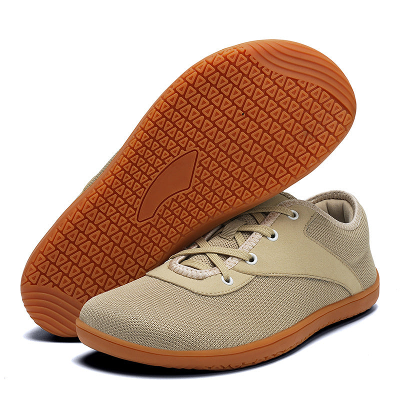 Cross-border new men's and women's outdoor barefoot running shoes, low-cut trail shoes, lightweight wide fit, anti-slip outdoor athletic shoes