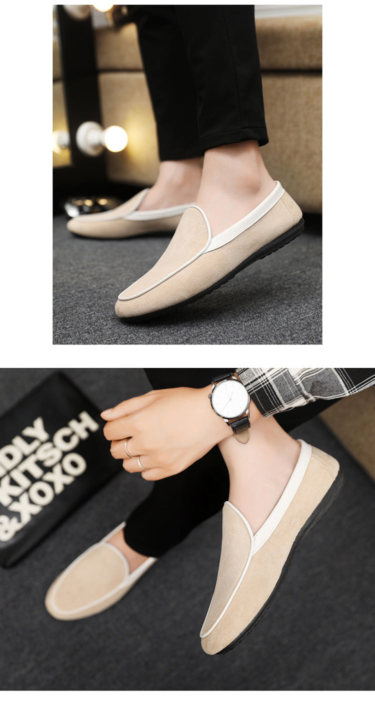 Spring autum social casual shoes trendy shoes beanie shoes men's lazy shoes loafers slip-on men's sh 17