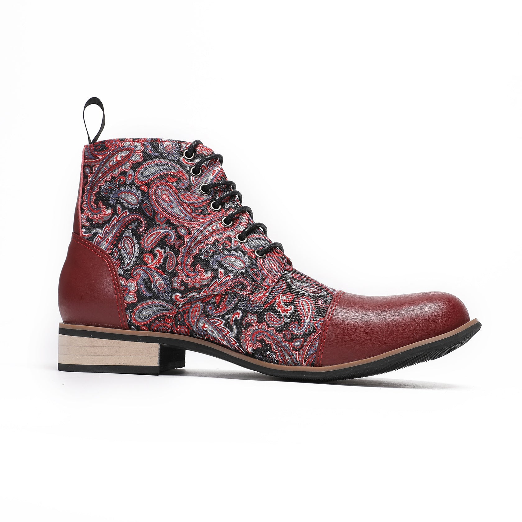 Men's Leather Martin Boots – Platform, British Style