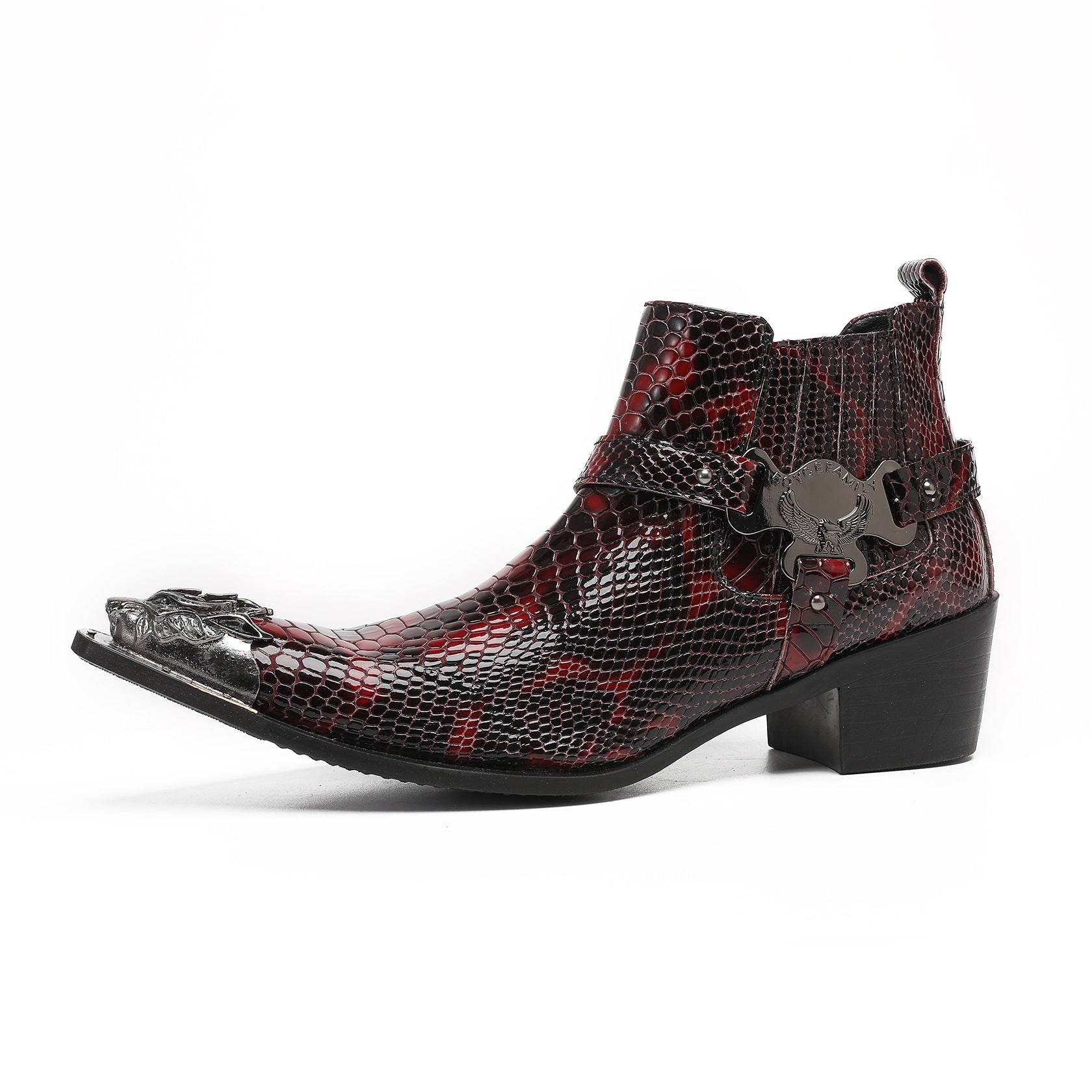 Men's Leather Chelsea Boots – Pointed Toe, British Style – Style 28