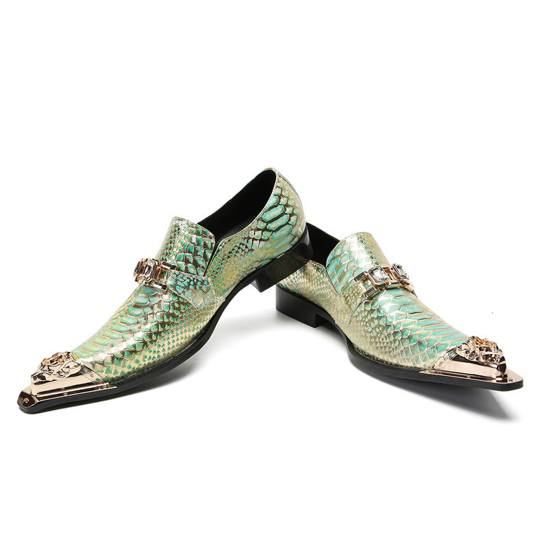 Men's Leather Loafers – Business, British Style – Style 42