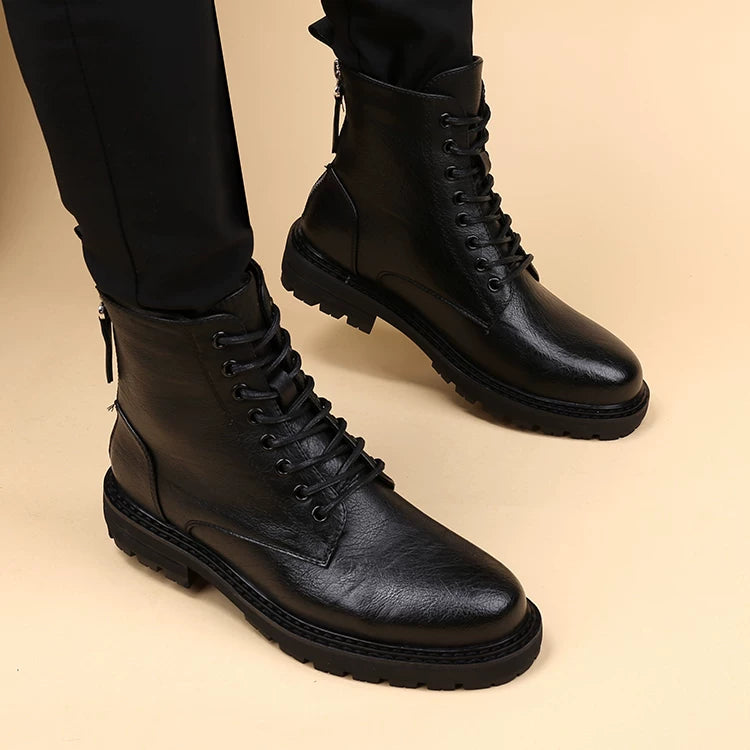 Men's Martin Boots, Height Increasing, British Style
