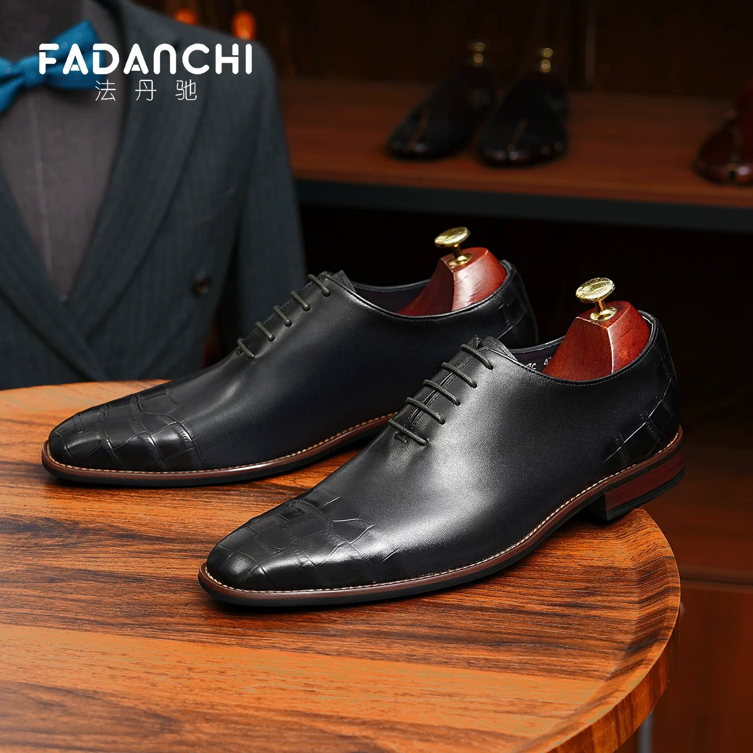 Men's Genuine Leather Leather Shoes, Breathable, Business