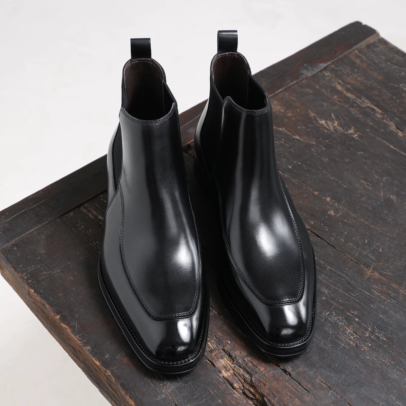 Men's Genuine Leather Martin Boots, Handmade, Business