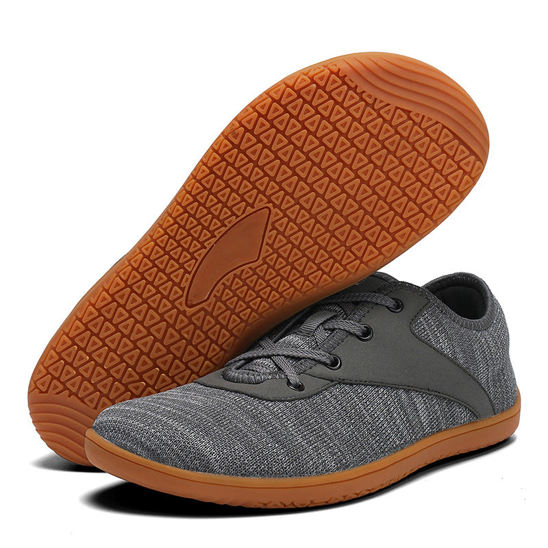 Cross-border new men's and women's outdoor barefoot running shoes, low-cut trail shoes, lightweight wide fit, anti-slip outdoor athletic shoes