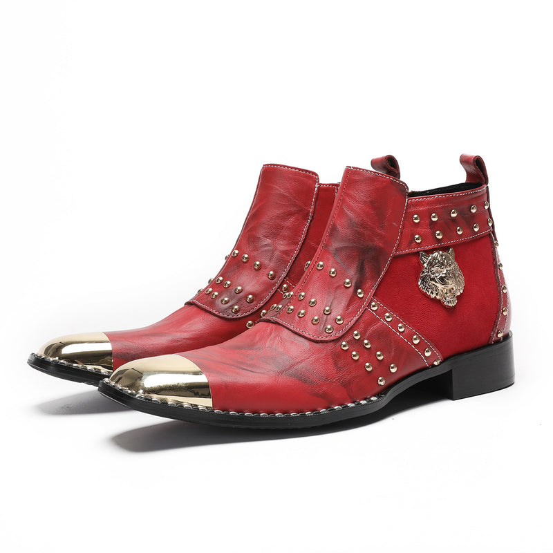 Men's Red Boots