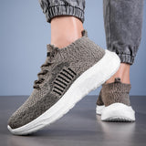 2026 spring new flyknit mesh breathable men's shoes wholesale soft sole comfortable lightweight casual shoes women's shoes